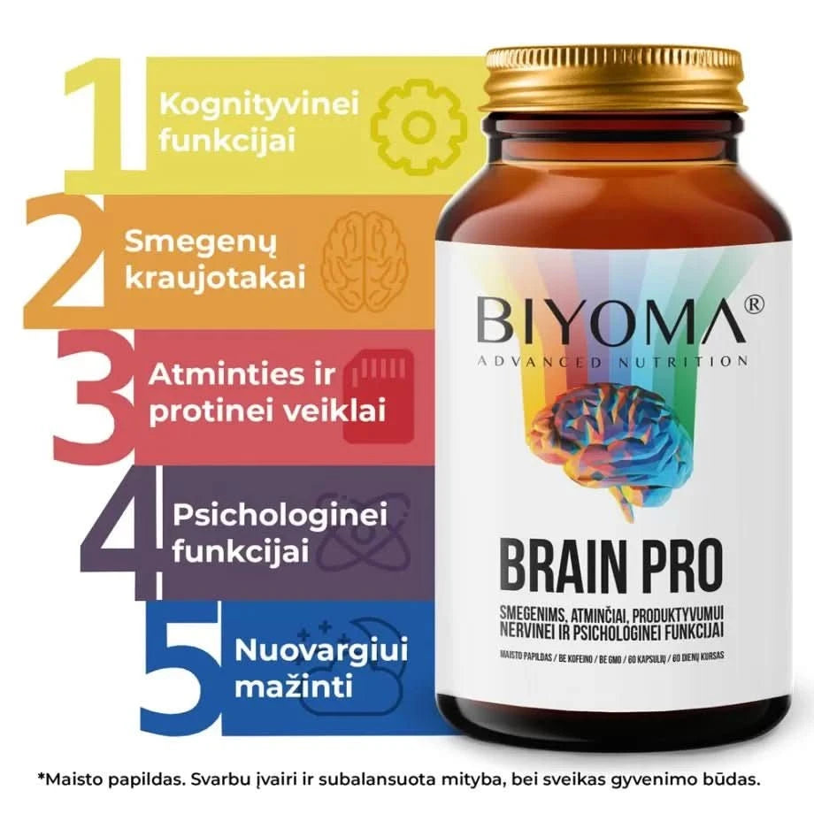 BRAIN PRO - Miegui ir sportui - STRIPZ