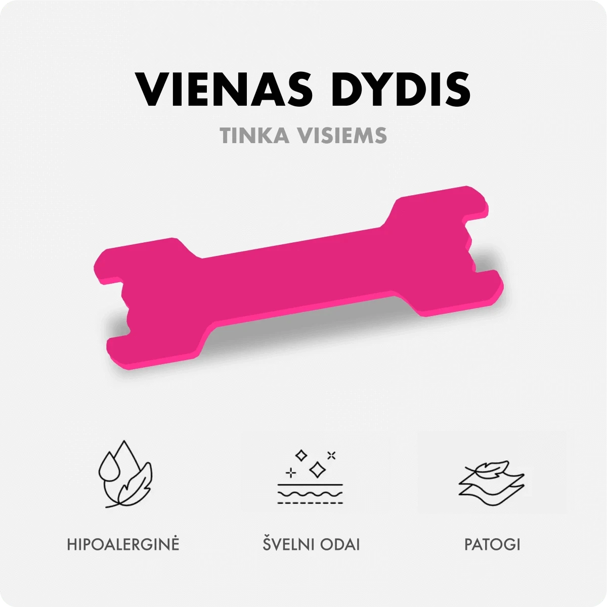 Nosies juostelės STRIPZ - Juoda - Miegui ir sportui - STRIPZ