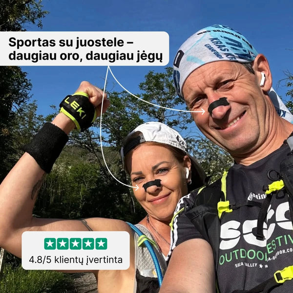 STRIPZ™ Kvėpavimo juostelės - Permatoma - Miegui ir sportui - STRIPZ